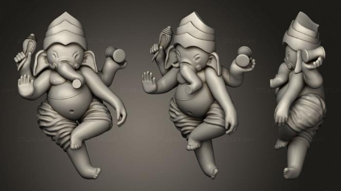 Figurines simple (Ganesha, STKPR_1798) 3D models for cnc